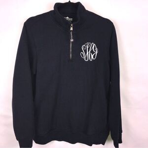 Charles River Monogrammed “SHJ” Half-Zip Pullover